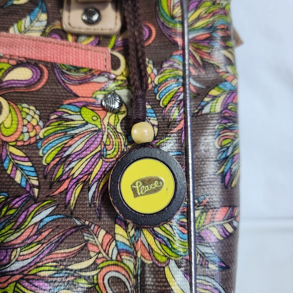 Sakroots Womens Mini Tote Hand Bag Purse Coated Canvas Bird‎ Print *NO STRAP - Picture 15 of 16